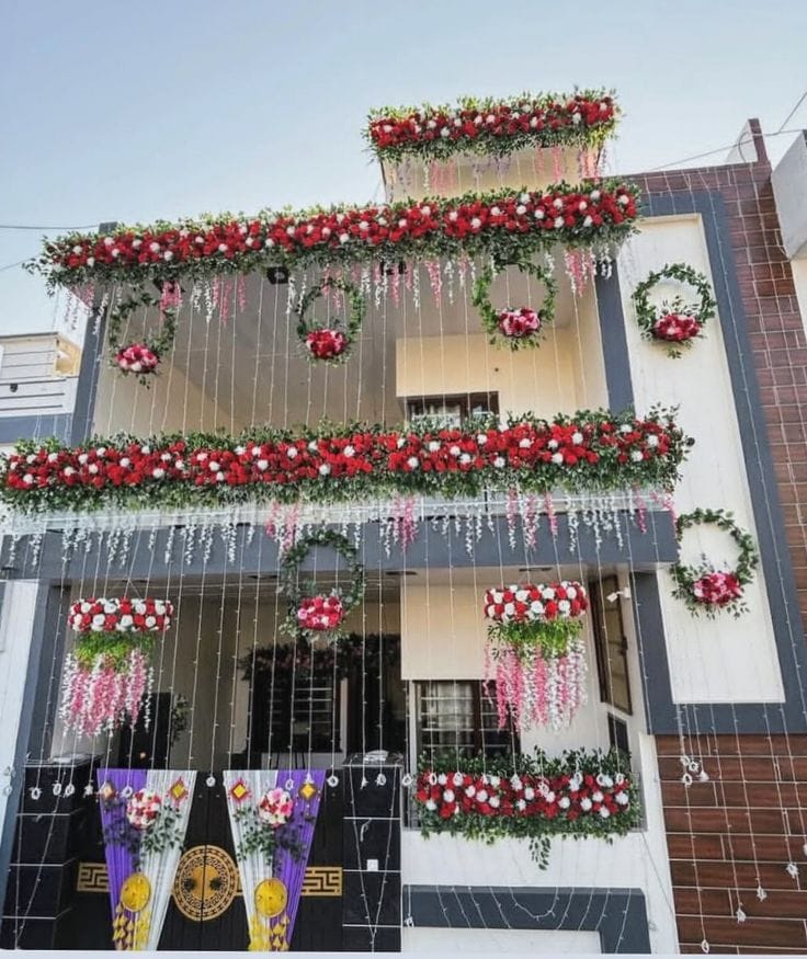 Wedding tent decoration